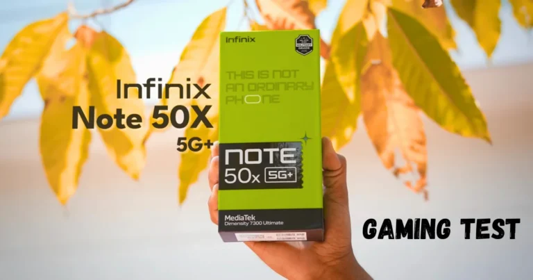 Infinix Note 50x 5G BGMI Gaming Test & Performance Review