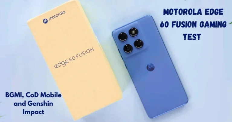Motorola Edge 60 Fusion Gaming Test - in 2026