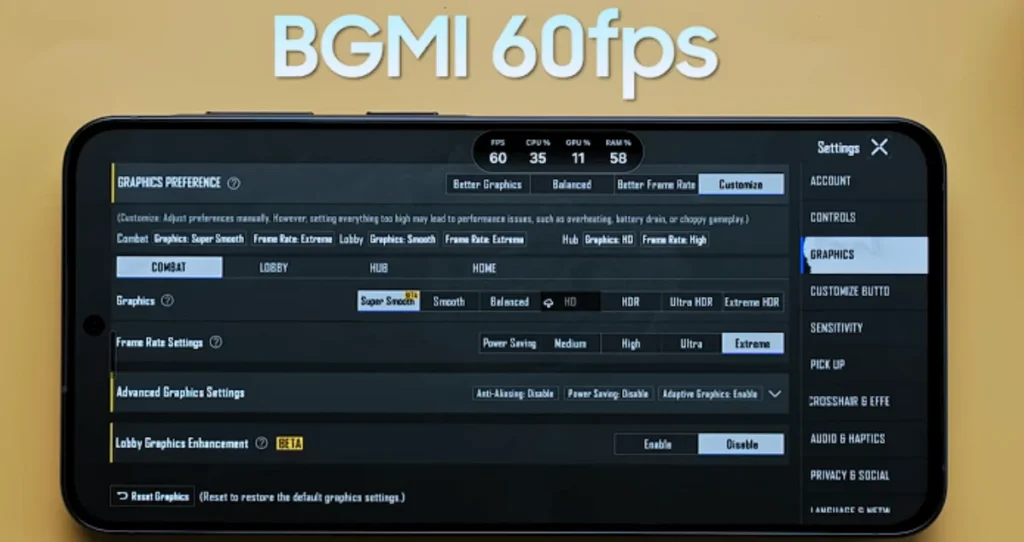 Samsung Galaxy A57 BGMI Gaming Test: 60fps smoothness, battery life revealed!