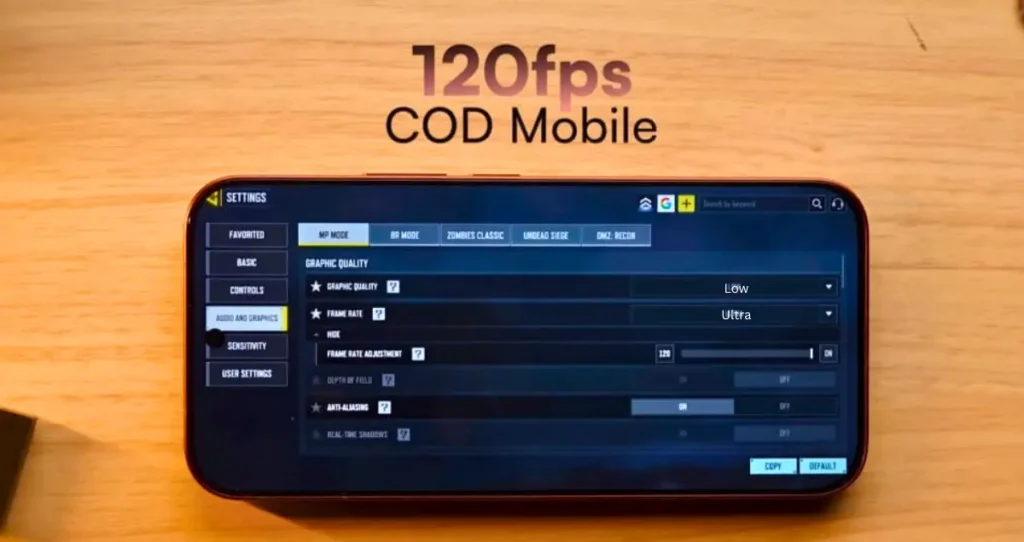 Vivo V70 Elite Gaming Test: best for 120FPS games